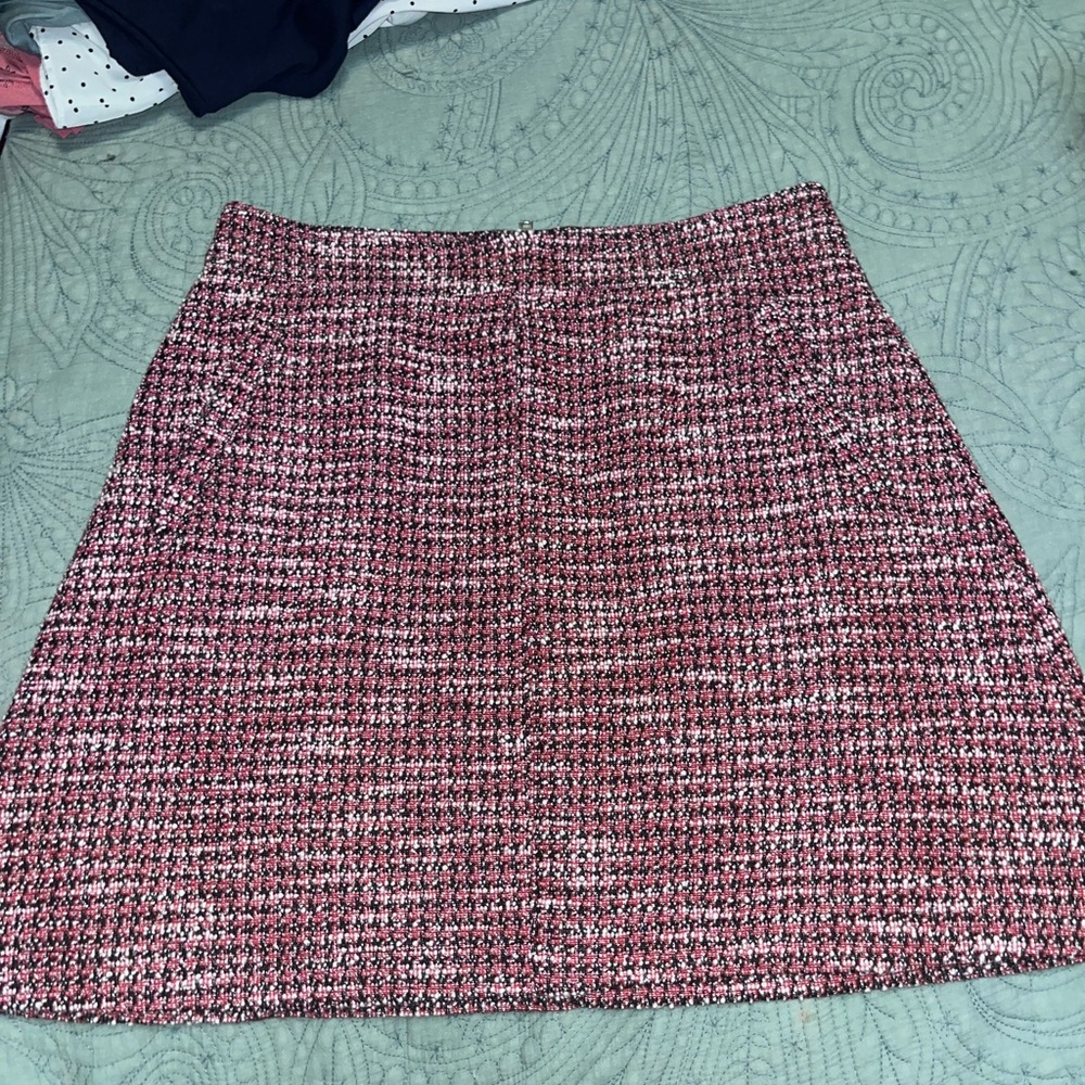 GAP Pink Tweed A-Line Skirt